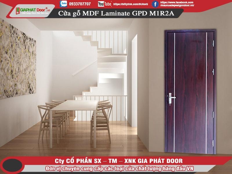 Cửa Gỗ MDF Melamine GPD. M1R2A