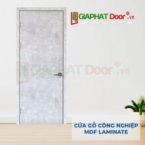 Cửa gỗ công nghiệp MDF Laminate P1 van kem