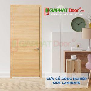 Cửa gỗ công nghiệp MDF Laminate P1 van ngang