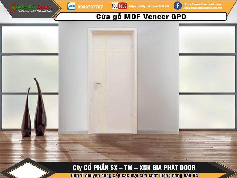 Cửa gỗ MDF Veneer GPD P1R4a