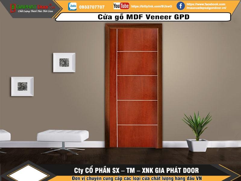 Cửa gỗ MDF Veneer GPD P1R5