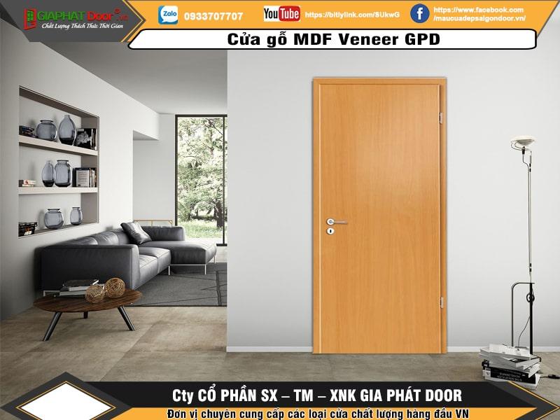 Cửa gỗ MDF Veneer GPD