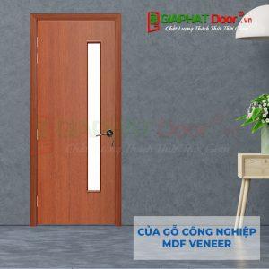 Cửa gỗ công nghiệp MDF Veneer P1G1 cam xe
