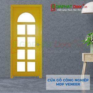 Cửa gỗ công nghiệp MDF Veneer P1G9 mau vang