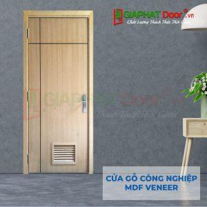Cửa gỗ công nghiệp MDF Veneer P1R2L1