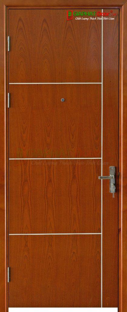 Cửa gỗ cao cấp MDF Veneer P1R4b Cam xe