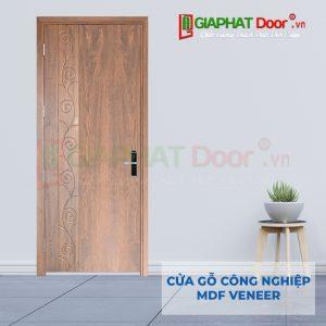 Cửa gỗ công nghiệp MDF Veneer phu pvc