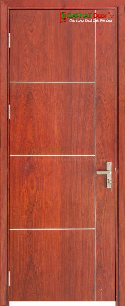 Cửa gỗ công nghiệp MDF Veneer P1R4b-cam xe