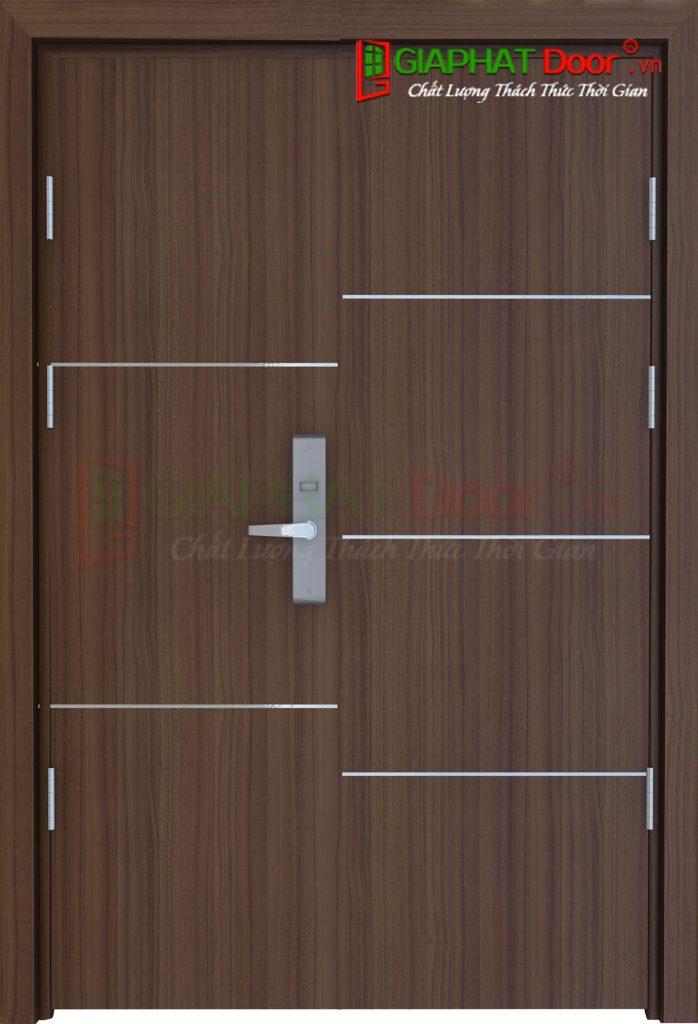 Cửa gỗ công nghiệp MDF Laminate 2P1R51 Cửa gỗ công nghiệp MDF Laminate 2P1R51