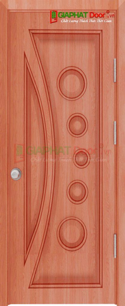 Cửa Gỗ Công Nghiệp HDF Veneer SGD 1K Xoan dao (1)