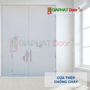 Cửa Thép Chống Cháy 3P canh nho lon cho nha xuong