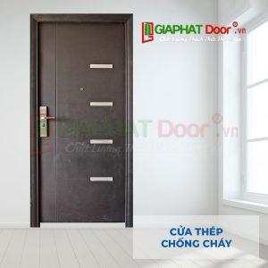 Cửa Thép Chống Cháy P1 den