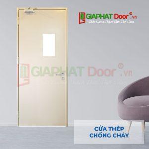 Cửa Thép Chống Cháy P1G1 kinh cuong luc