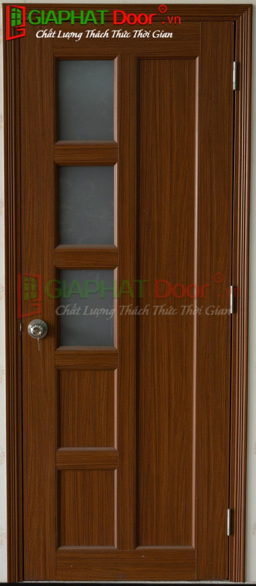 Cửa Nhựa Đài Loan GPD YB.30, Cửa nhựa cao cấp, cửa nhựa Đài Loan, Cửa nhựa vân gỗ, cửa nhựa giả gỗ, Cửa nhà vệ sinh, Cửa phòng tắm, Cửa thông phòng, cửa giá rẻ