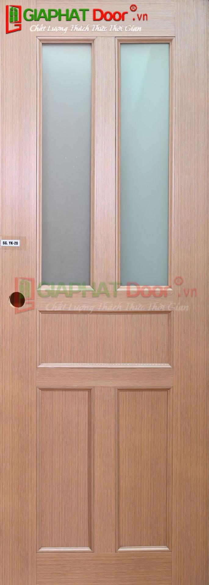 Cửa Nhựa Đài Loan GPD YK.20, Cửa nhựa cao cấp, cửa nhựa Đài Loan, Cửa nhựa vân gỗ, cửa nhựa giả gỗ, Cửa nhà vệ sinh, Cửa phòng tắm, Cửa thông phòng, cửa giá rẻ