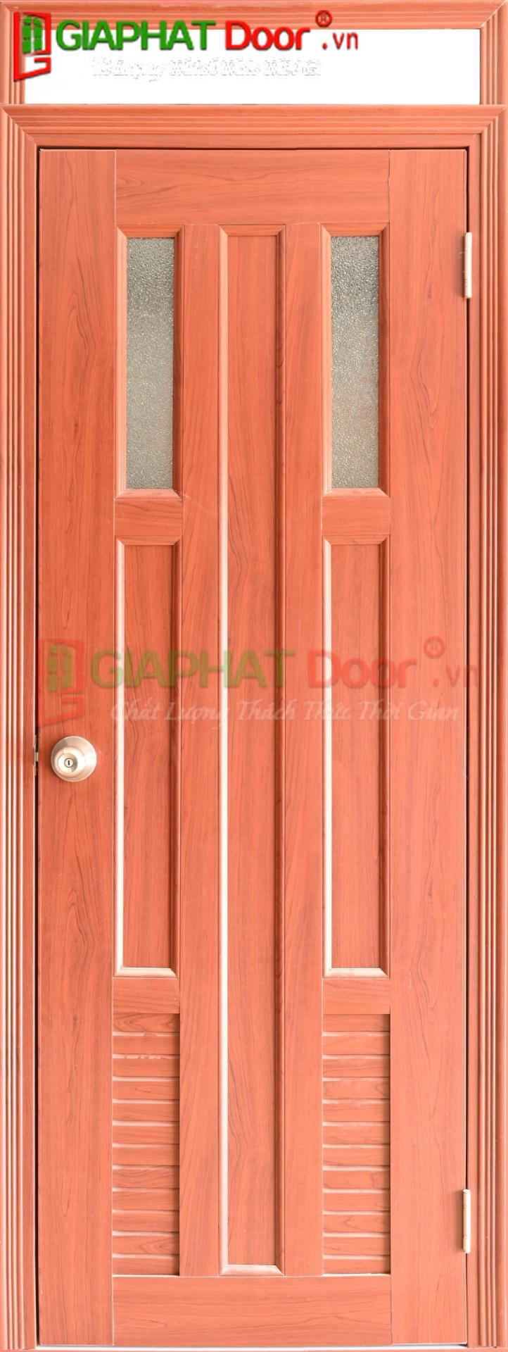 Cửa Nhựa Đài Loan GPD YQ.23.FIX2, Cửa nhựa cao cấp, cửa nhựa Đài Loan, Cửa nhựa vân gỗ, cửa nhựa giả gỗ, Cửa nhà vệ sinh, Cửa phòng tắm, Cửa thông phòng, cửa giá rẻ