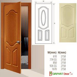 Cửa gỗ HDF Veneer GPD Da cua 3A