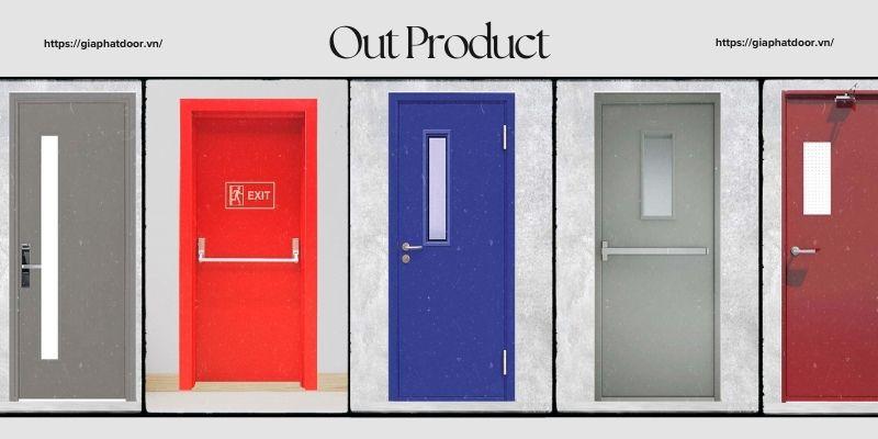 Đa dạng về thiết kế và chất liệu là một lợi ích nổi bật của các mẫu cửa chống cháy