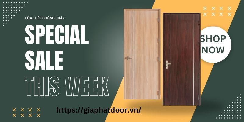 Gợi ý một số tone màu của dòng cửa thép chống cháy vân gỗ