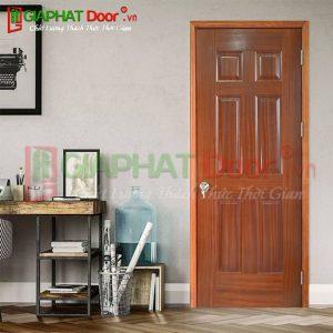 Cửa gỗ công nghiệp HDF Veneer GPD 64-Sapele