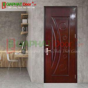 Cửa gỗ công nghiệp HDF Veneer GPD V1K-SAPELE
