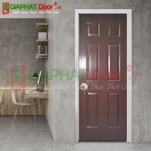 Cửa gỗ công nghiệp HDF Veneer GPD V6A-CAM XE