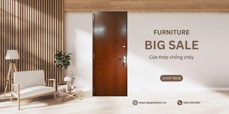 Mẫu cửa chống cháy sơn vân gỗ được phân phối bởi Gia Phát Door