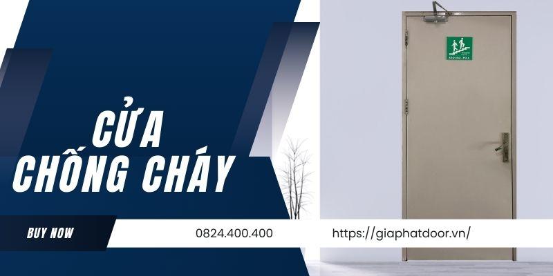 Mẫu cửa chống cháy đạt chuẩn TCVN 9383:2012 được sản xuất bởi Gia Phát Door