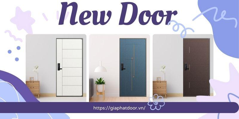 Mẫu cửa thép chống cháy 1 cánh kiểu Hàn Quốc với tính thẩm mỹ cao