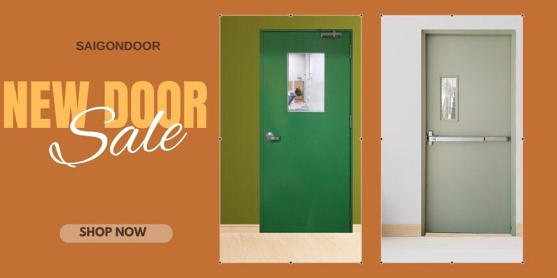 Mẫu cửa thép chống cháy thông dụng cho các công trình kiến trúc