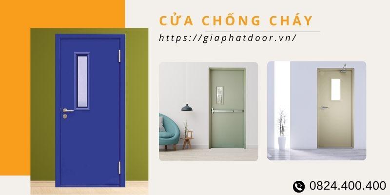Nhóm cửa chống cháy sơn màu tĩnh điện