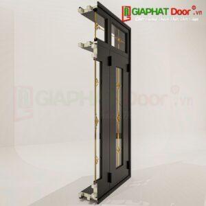 Cửa Nhôm Vân Gỗ SGD-CNVG-29