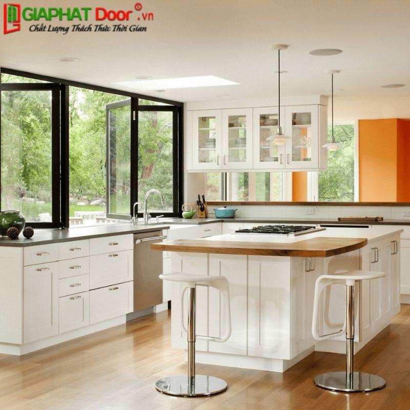 Bếp gần cửa sổ có thể trao đổi nguồn năng lượng