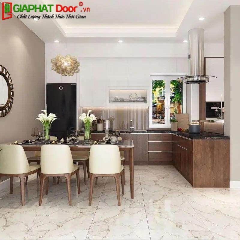 Cách sắp xếp nhà bếp hợp phong thủy dựa trên yếu tố màu sắc 