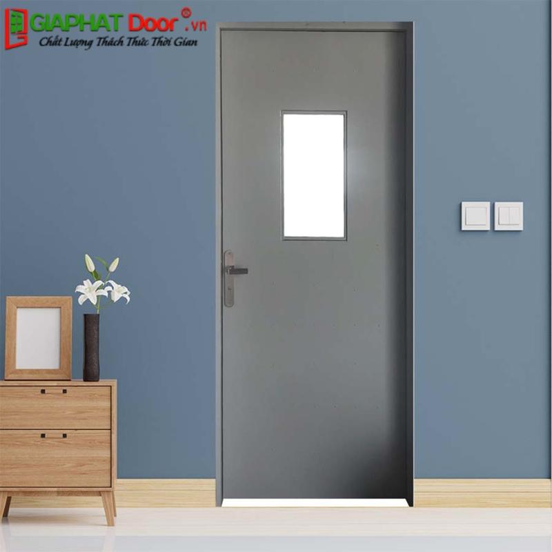 Cấu tạo cơ bản của cửa chống cháy có ô kính tiêu chuẩn