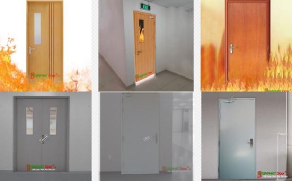 Cửa an toàn chống cháy đa dạng mẫu mã