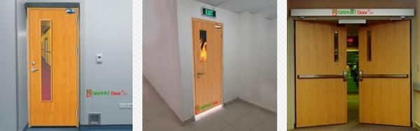 Kết cấu cửa chống cháy 1 cánh và 2 cánh đều rất chắc chắn, đảm bảo tuyệt đối về độ bền