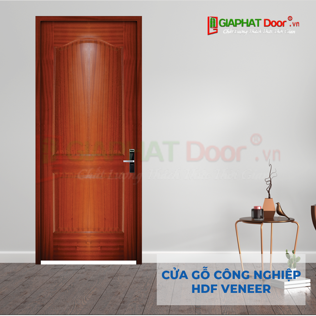 Cửa gỗ 1 cánh HDF Veneer không bị công vênh, hạn chế co ngót, mối mọt Cửa gỗ 1 cánh HDF Veneer không bị công vênh, hạn chế co ngót, mối mọt