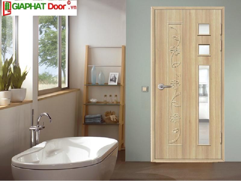 mẫu cửa nhựa nhà tắm đẹp rẻ kiểu dáng đơn giản
