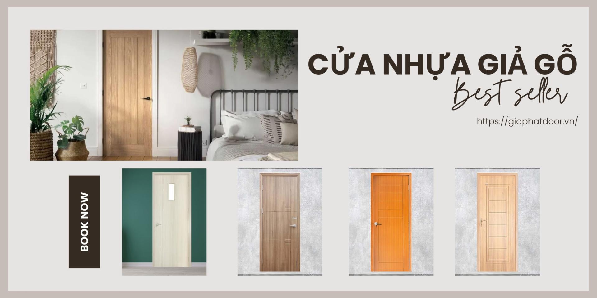 Cửa nhựa giả gỗ Bình Phước màu sáng phải phù hợp nội thất