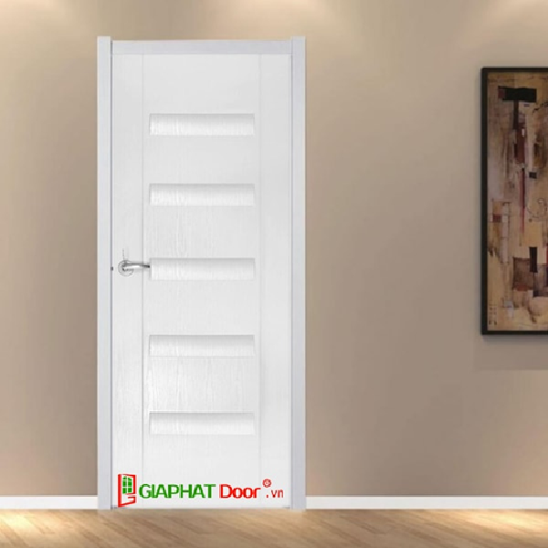 Mẫu cửa Composite màu trắng hiện đại giá rẻ
