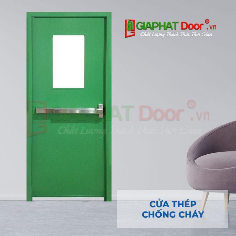 Cửa thép chống cháy ngăn khói, khí độc hiệu quả 