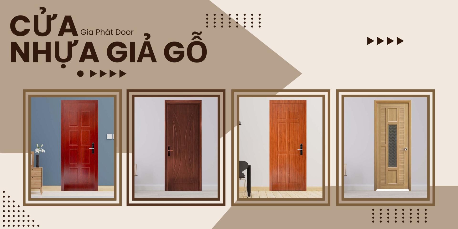 Gợi ý các mẫu cửa nhựa giả gỗ đẹp bền được sản xuất bởi Gia Phát Door