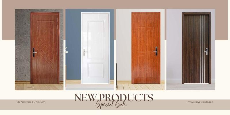 Gợi ý mẫu cửa gỗ nhựa cho phong cách nội thất Nhật Bản