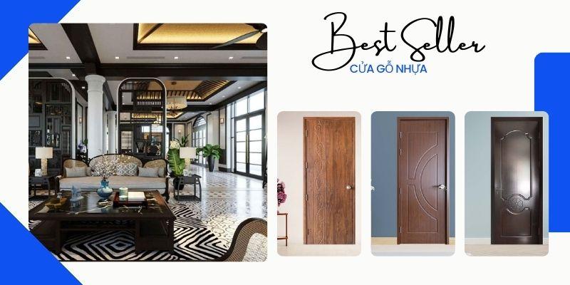 Gợi ý mẫu cửa gỗ nhựa Long An cho phong cách nội thất Đông Dương