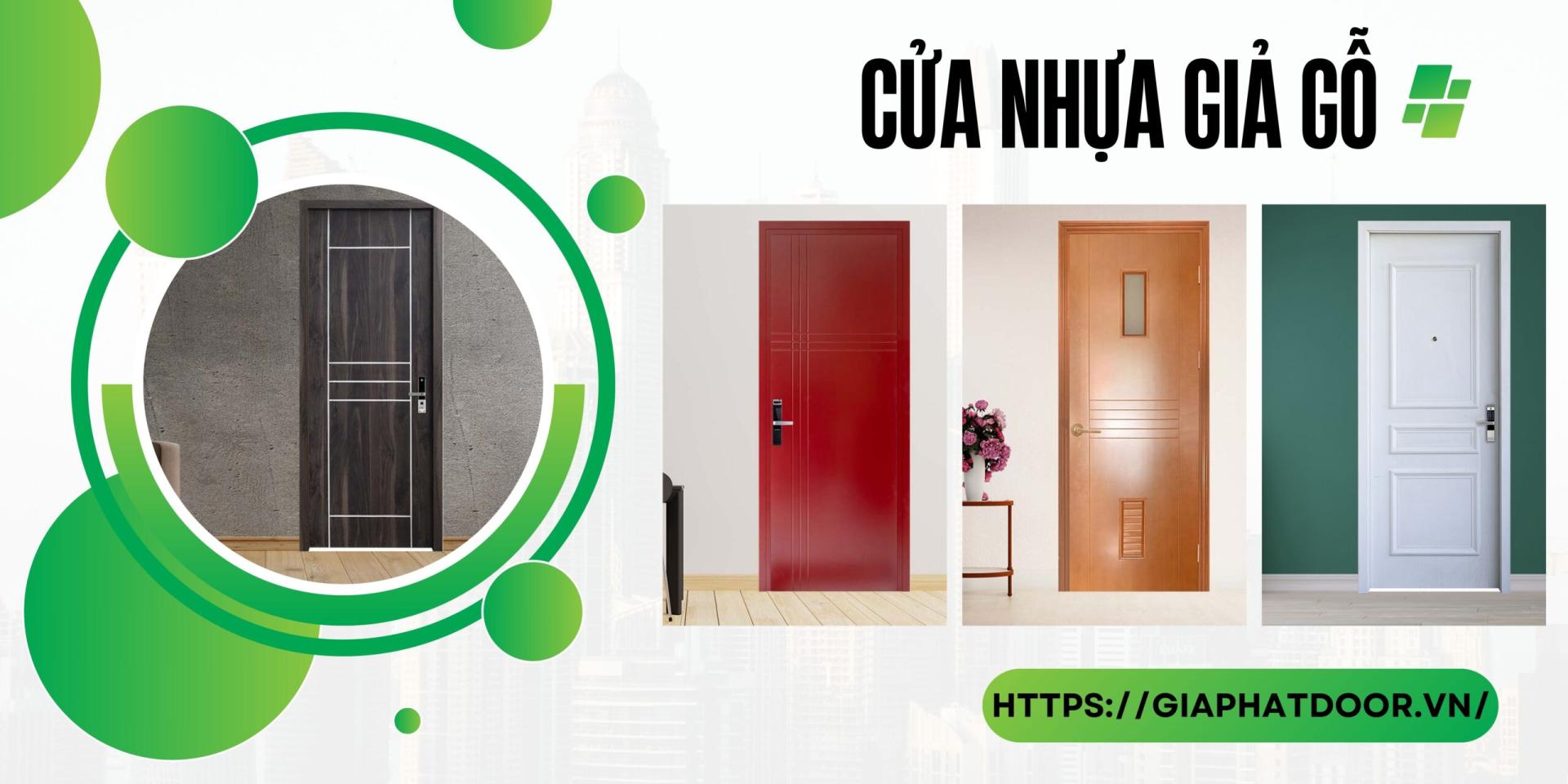 Gợi ý mẫu cửa nhựa giả gỗ cho phong cách hiện đại