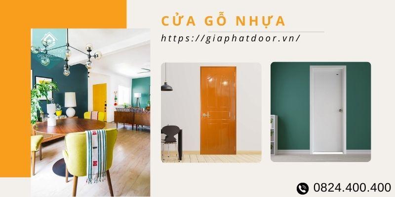 Lưu ý vấn đề thẩm mỹ khi chọn cửa gỗ nhựa cho không gian nội thất
