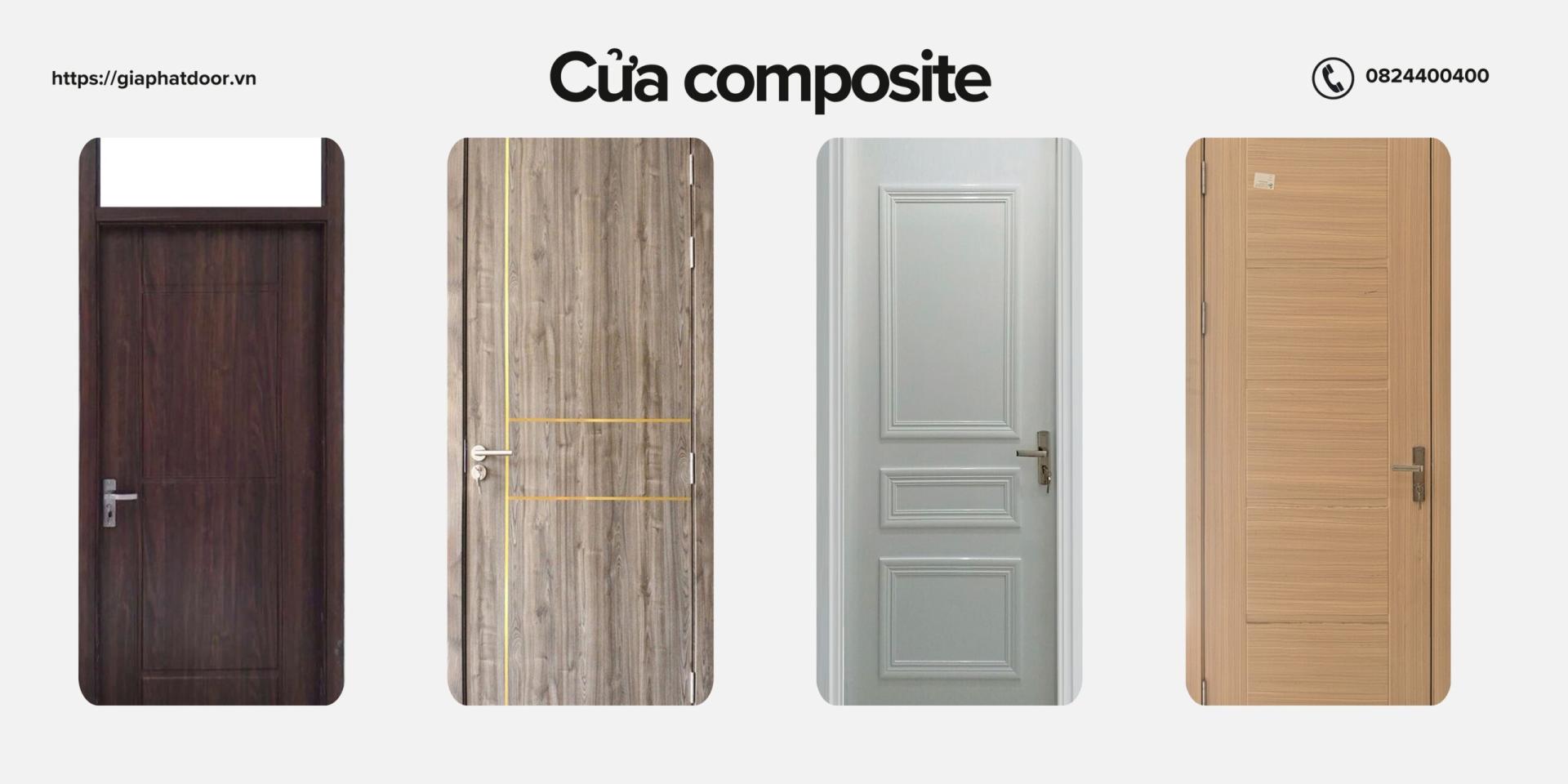 Mẫu cửa composite Long An chống nước cho nhà vệ sinh