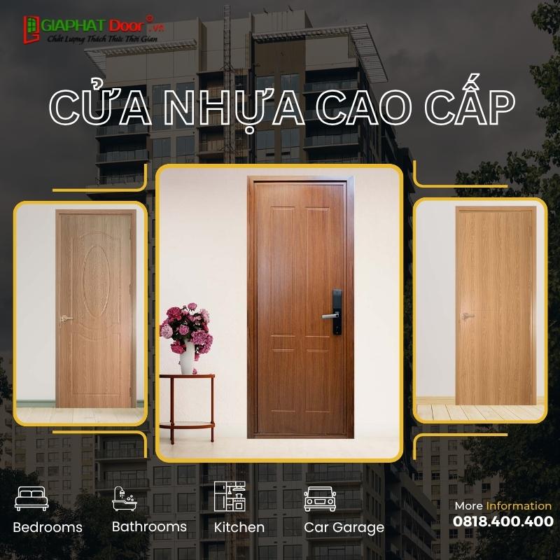 Mẫu cửa nhựa cao cấp được nhiều khách hàng yêu thích