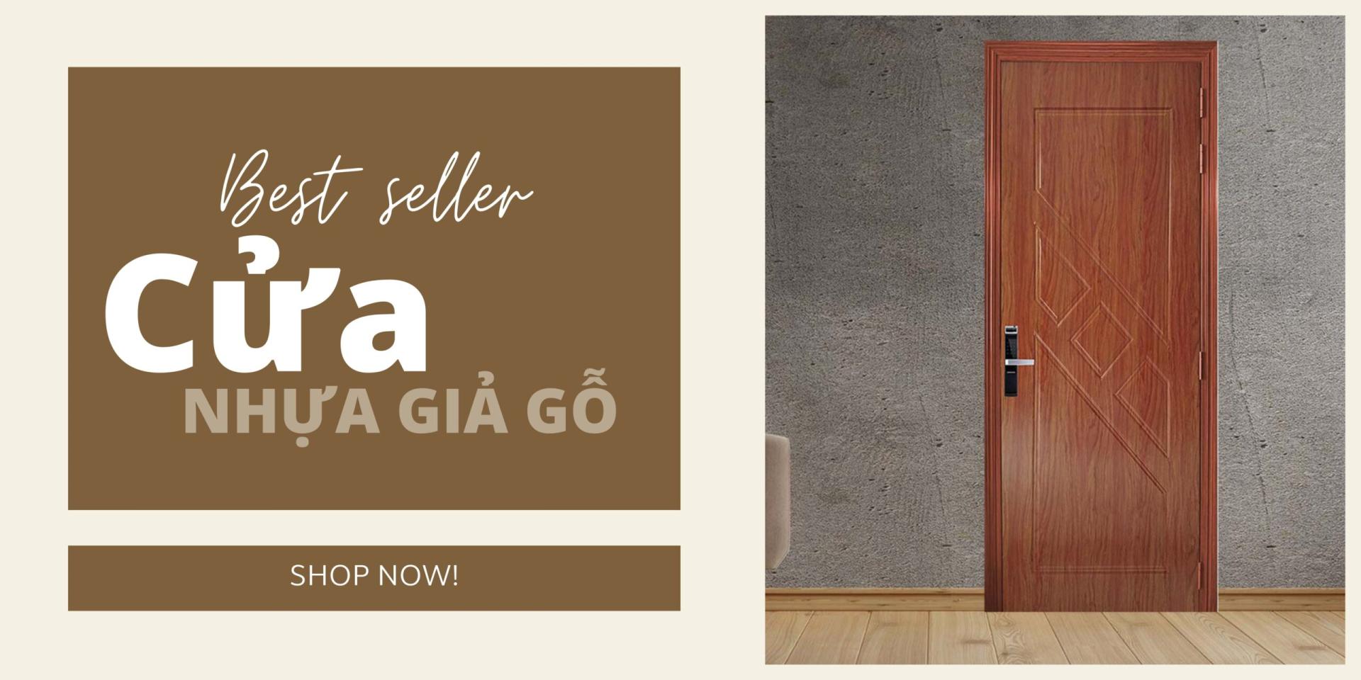 Mẫu cửa nhựa giả gỗ nhập khẩu 